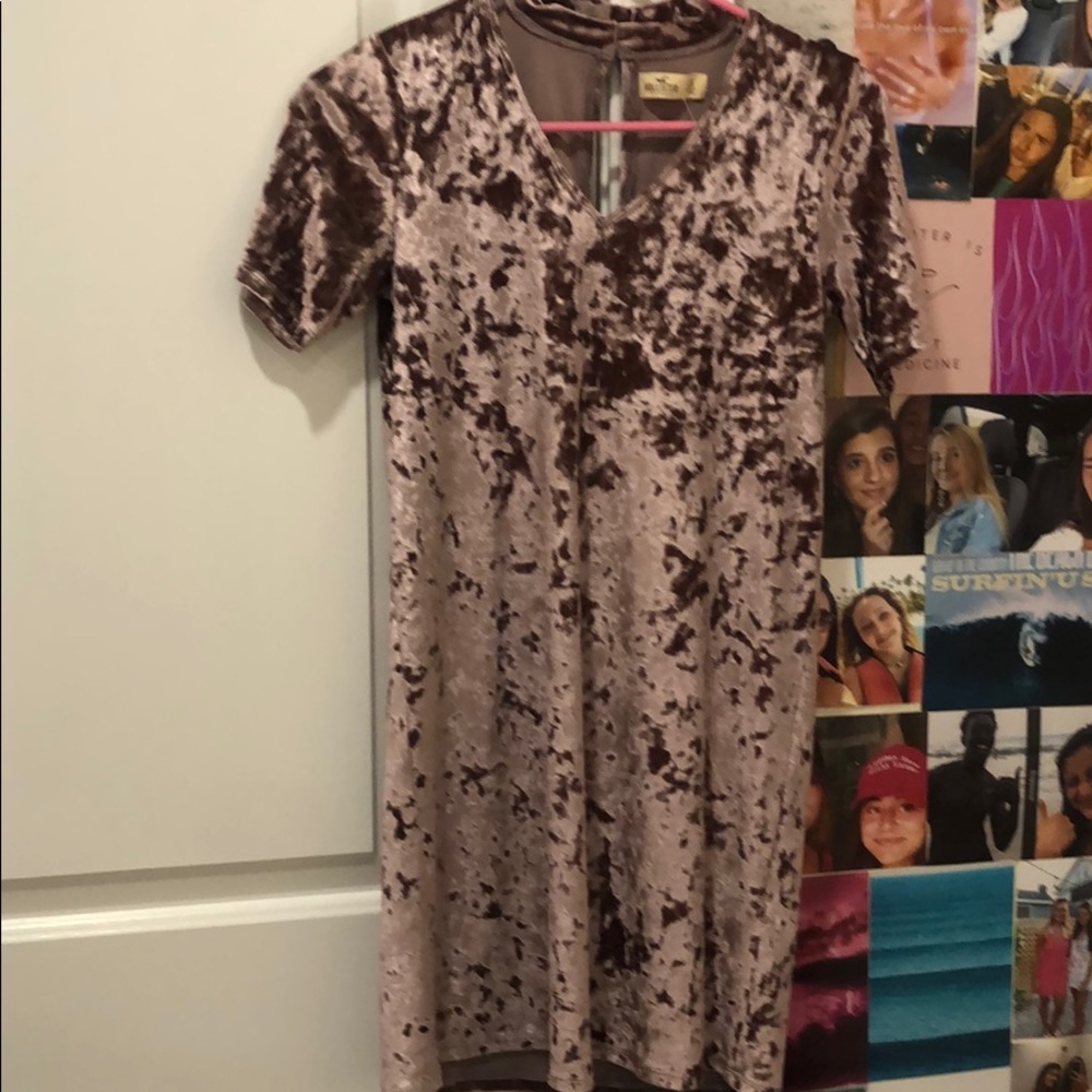 velvet hollister dress.